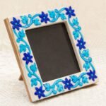 Blue Pottery Handcrafted Photo Frames – Sky Blue
